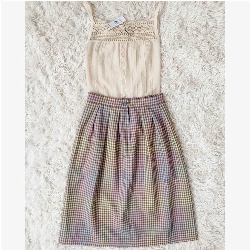 SOLD! | Loft Top + Vintage Skirt